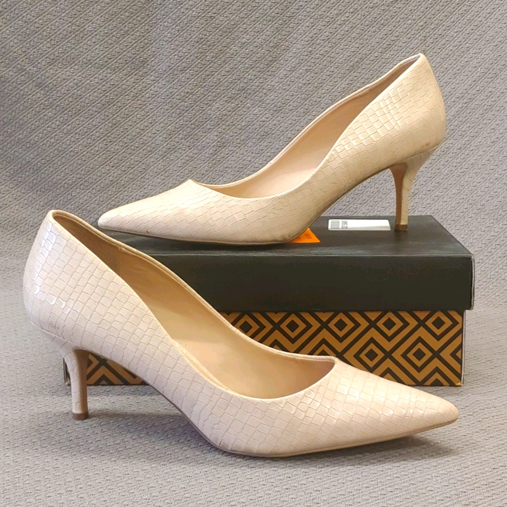 Charles David Angelica pointed toe Pump Croco-10